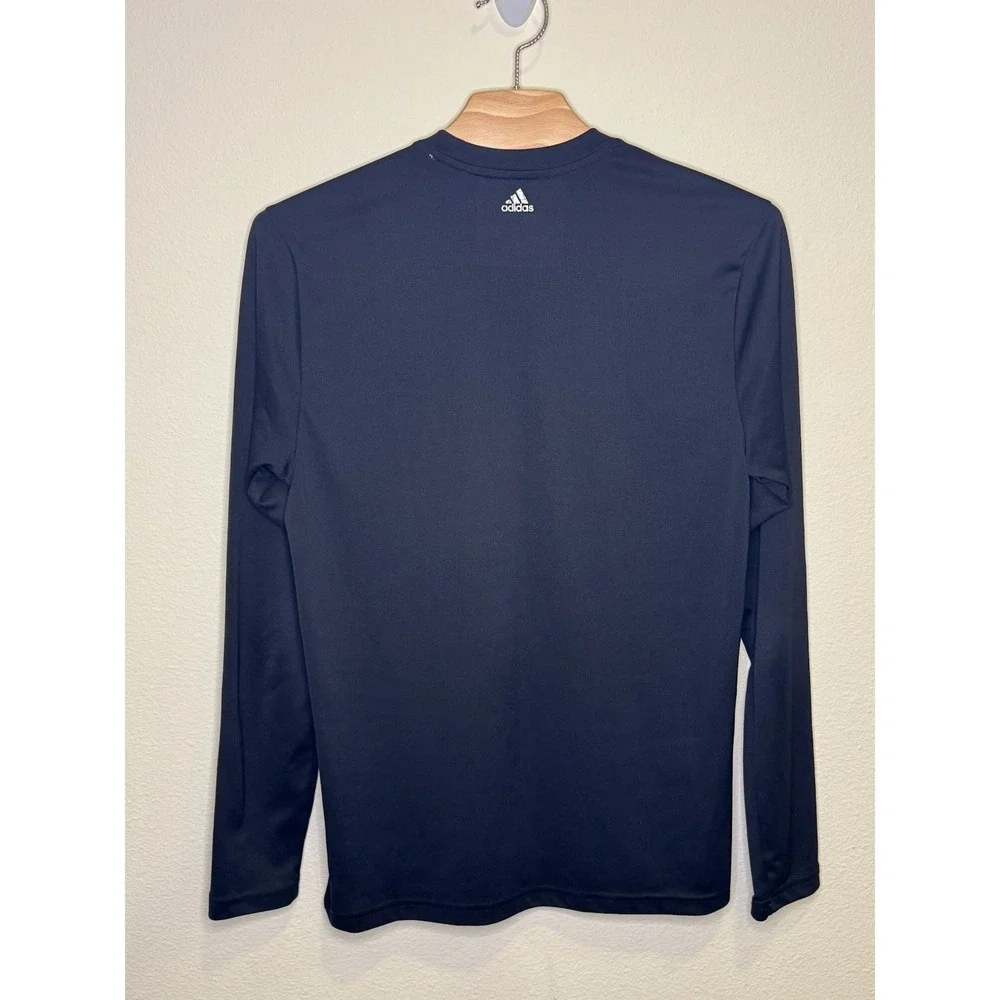 Adidas Climalite Sweat Nothing Black Long Sleeve Athletic Shirt Men's Size (S)